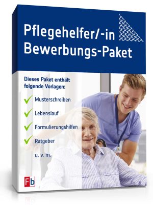 Pflegehelfer/ Pflegehelferin Bewerbungs-Paket