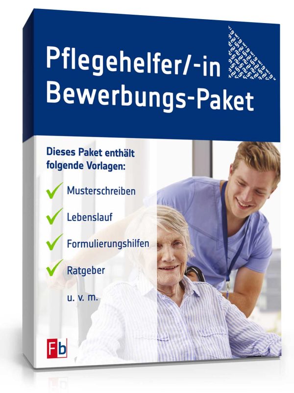 Pflegehelfer/ Pflegehelferin Bewerbungs-Paket 1