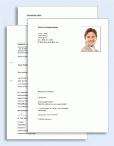 Automobilkaufmann/ Automobilkauffrau Bewerbungs-Paket 1