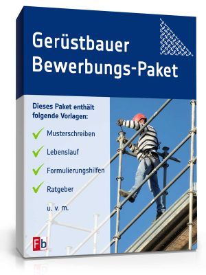 Gerüstbauer Bewerbungs-Paket