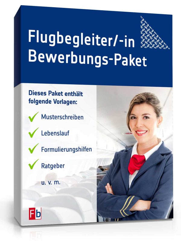 Flugbegleiter/-in Bewerbungs-Paket 1