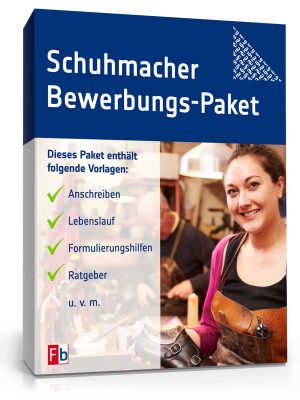 Schuhmacher Bewerbungs-Paket