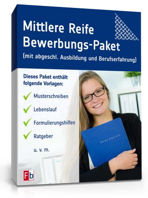 Realschulabschluss/ Mittlere Reife Bewerbungs-Paket