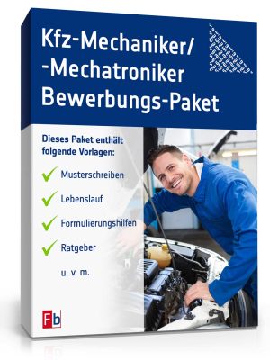 Kfz-Mechaniker/ Kfz-Mechatroniker Bewerbungs-Paket