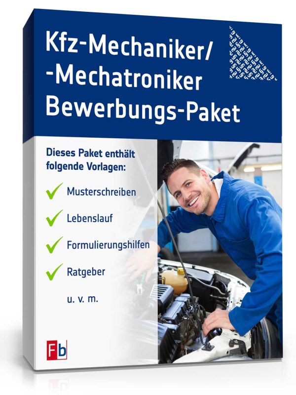 Kfz-Mechaniker/ Kfz-Mechatroniker Bewerbungs-Paket 1