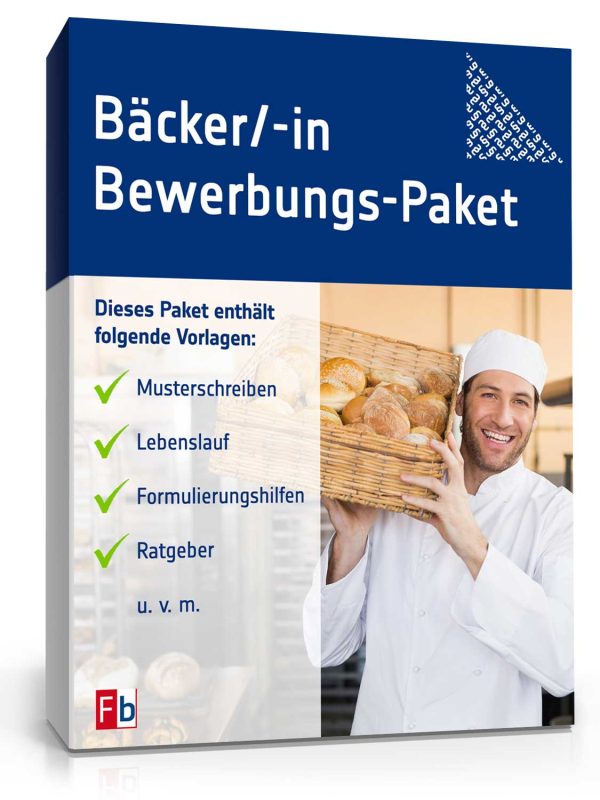 Bäcker Bewerbungs-Paket 1