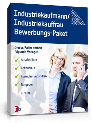 Industriekaufmann/ Industriekauffrau Bewerbungs-Paket