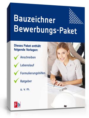 Bauzeichner Bewerbungs-Paket
