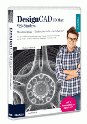 Franzis DesignCAD 3D Max V23 - Student Complete
