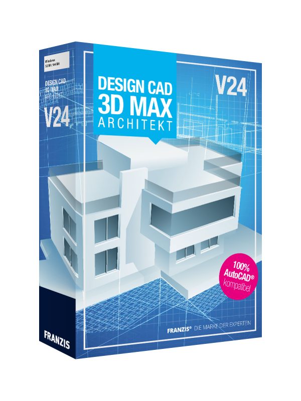 Franzis DesignCAD 3D MAX V24 Architekt 1