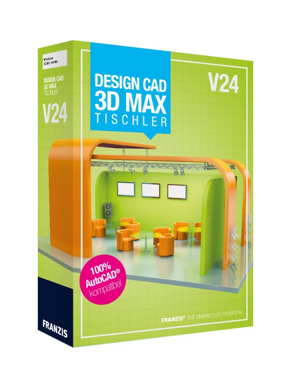 Franzis DesignCAD 3D MAX V24 Tischler 1