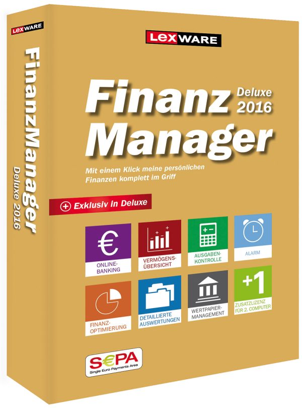 Lexware FinanzManager Deluxe 2016 1
