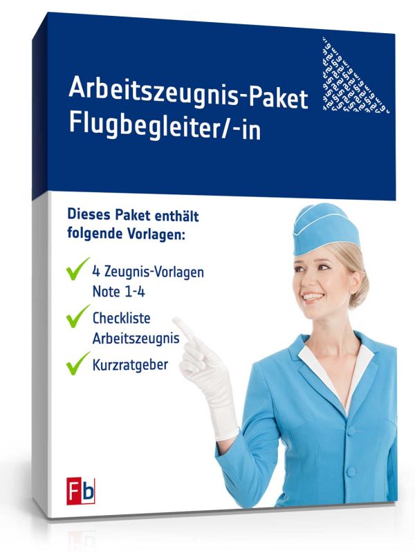 Arbeitszeugnis-Paket Flugbegleiter/-in 1