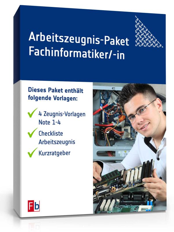 Arbeitszeugnis-Paket Fachinformatiker/-in 1