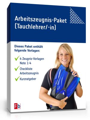 Arbeitszeugnis-Paket Tauchlehrer/-in