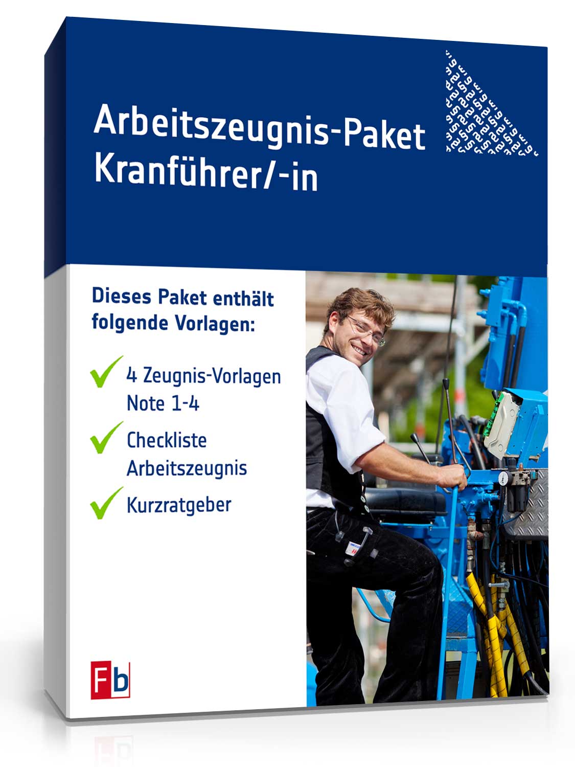 Arbeitszeugnis-Paket Kranführer/-in