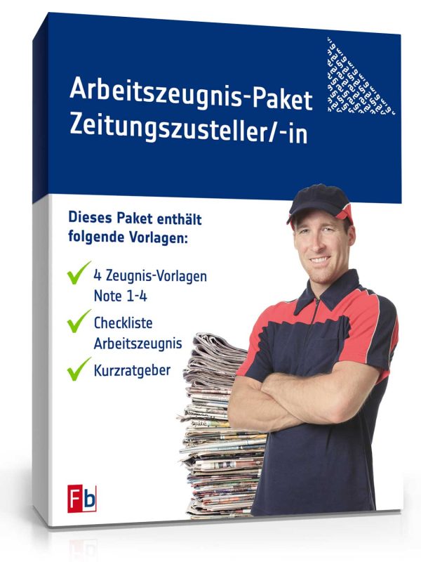 Arbeitszeugnis-Paket Zeitungszusteller/-in 1