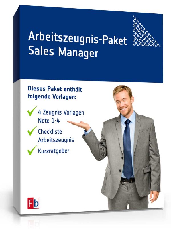 Arbeitszeugnis-Paket Sales Manager 1