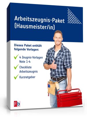 Arbeitszeugnis-Paket Hausmeister/-in