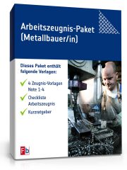 Arbeitszeugnis-Paket Metallbauer/-in