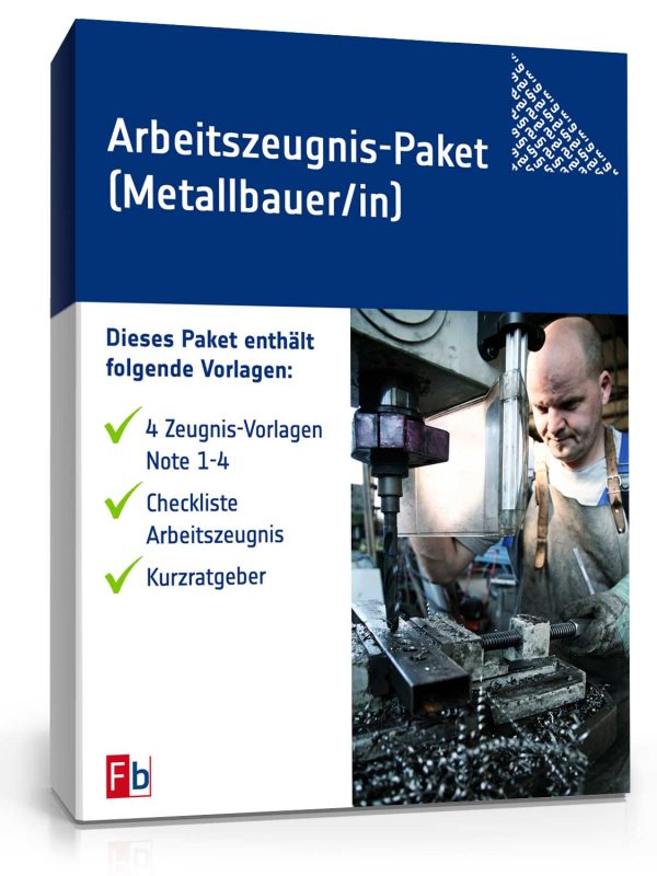 Arbeitszeugnis-Paket Metallbauer/-in 1