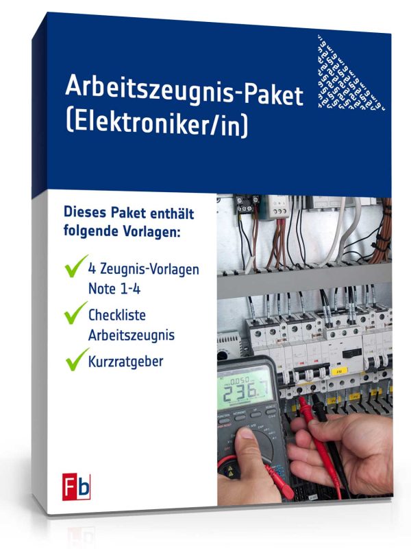 Arbeitszeugnis-Paket Elektroniker/-in 1